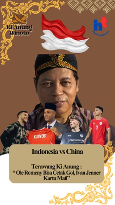 Indonesia vs China Ki Anung: Ole Romeny Bisa Cetak Gol, Ivan Jenner Kartu Mati