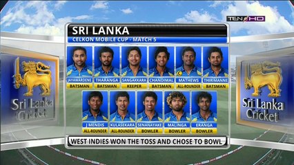 Celkon Cup 2013 | West Indies vs Sri Lanka, 5th Match at Port of Spain, Jul 07 2013