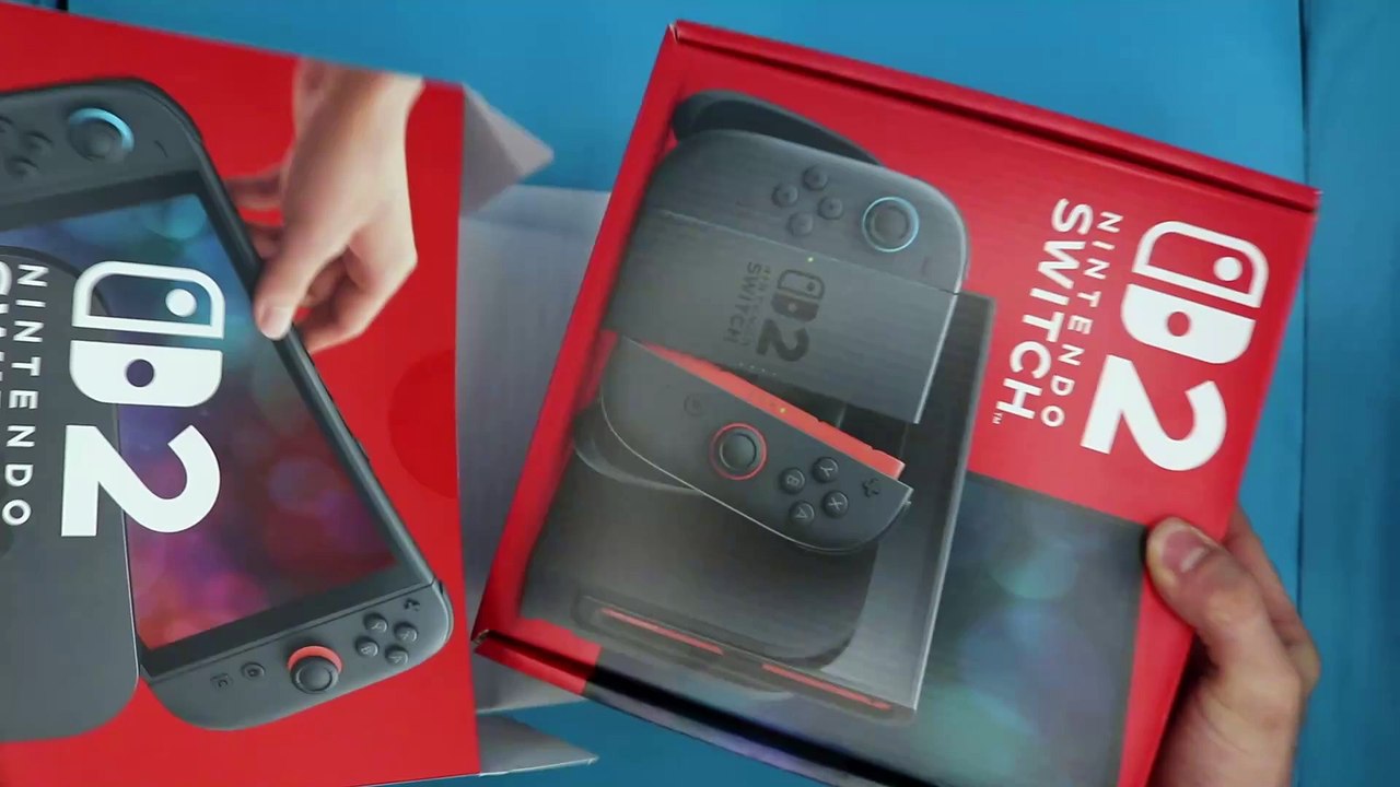 Die Nintendo Switch 2 im Unboxing-Video