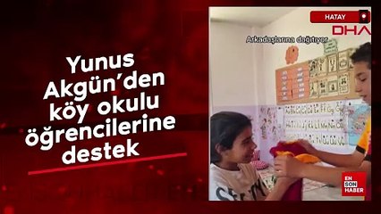 Yunus Akgün, ilkokul öğrencilerine forma ve kırtasiye seti gönderdi