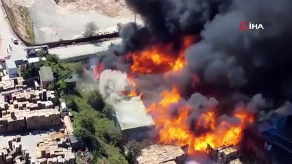 Kocaeli'de büyük yangın! Dumanlar gökyüzünü sardı...