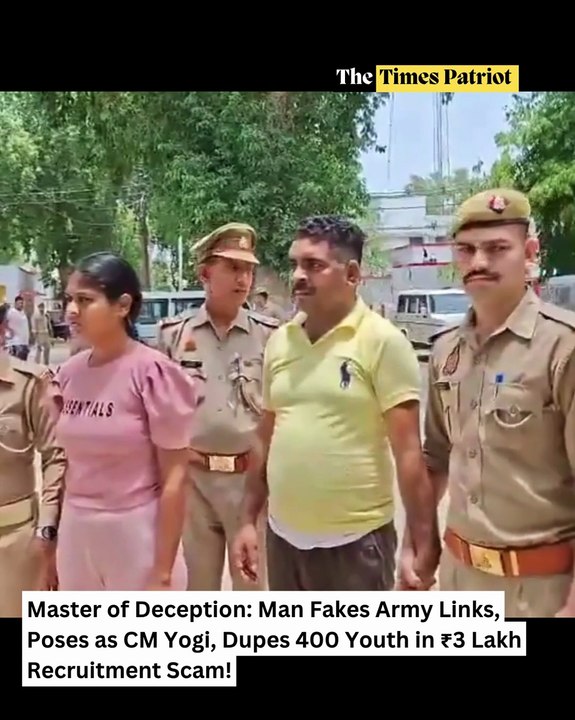 Fake Army Captain Runs ₹19 Crore Scam, Dupes 400 Youths with Uniforms, ID Cards & Dreams — Busted in UP!