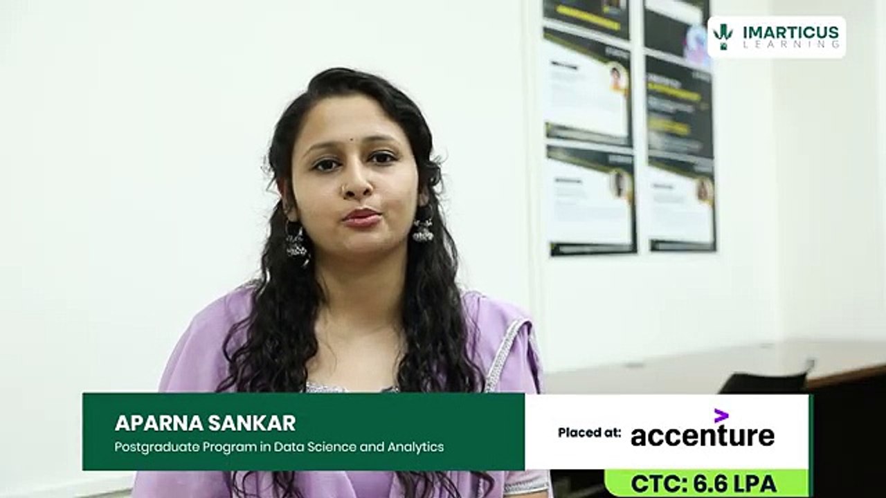 Aparna Sankar’s Journey: From Imarticus Learner to Accenture Analyst