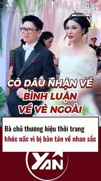 Bà chủ thương hiệu thời trang khóc nấc vì bị bàn tán về nhan sắc