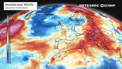 Arriva il caldo sull'Europa