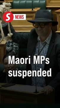 New Zealand Parliament suspends Maori MPs who performed protest haka