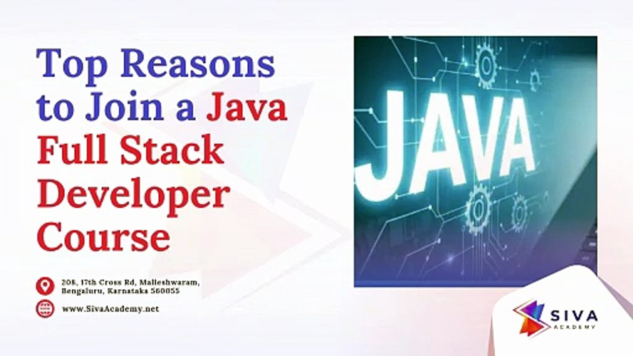 Top Reasons to Join a Java Full Stack Developer Course