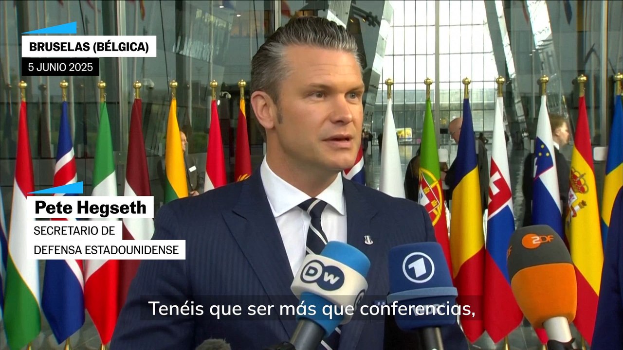 Hegseth sobre la UE: "Para ser una alianza tienes que ser más que banderas"