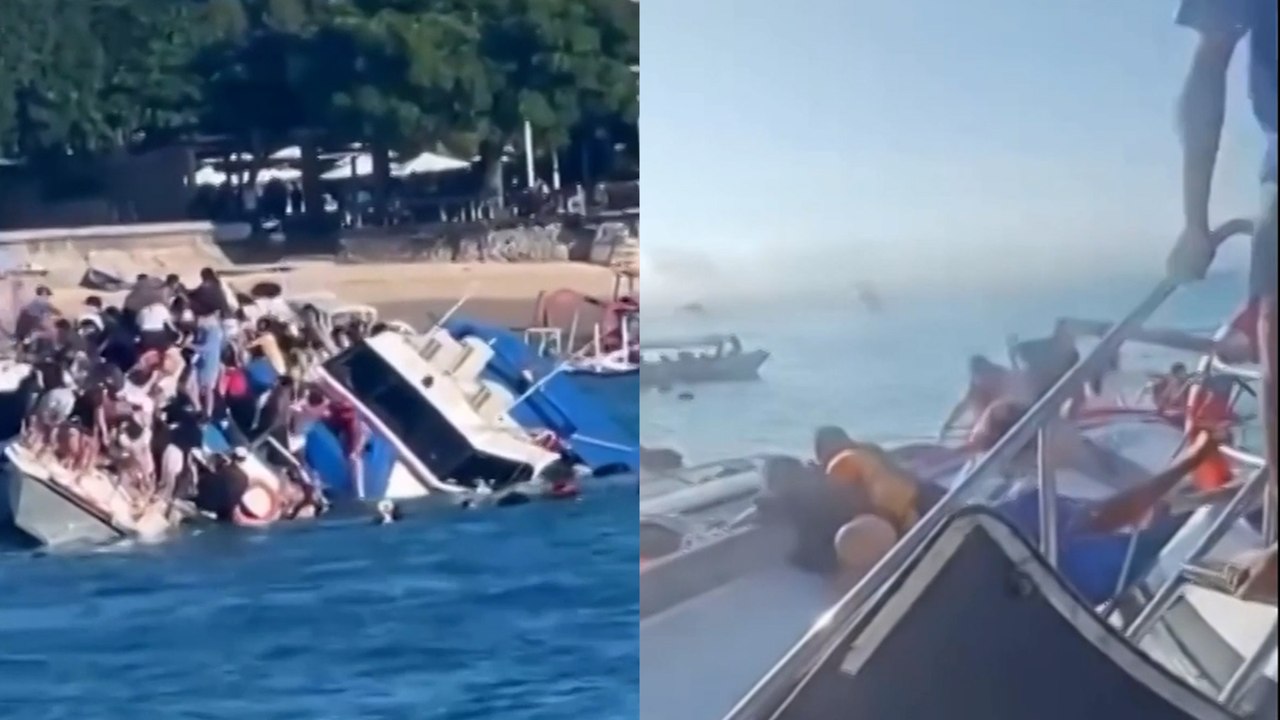 Un bateau de tourisme chavire à Bali