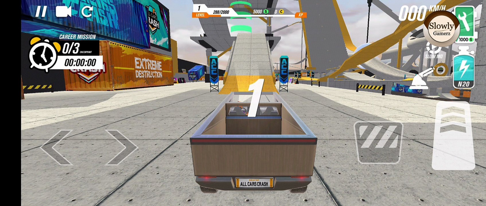 All Cars Crash | Car Crashing | Truck Stunt | Car Racing | Car Damage | Slowly Gamerz