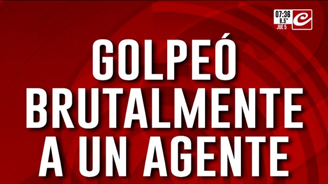 Le hicieron una multa... ¡y golpeó salvajemente al agente de tránsito!