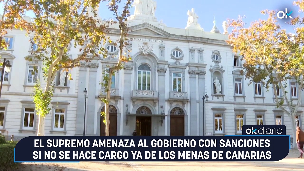 El Supremo amenaza al Gobierno con sanciones si no se hace cargo ya de los menas de Canarias