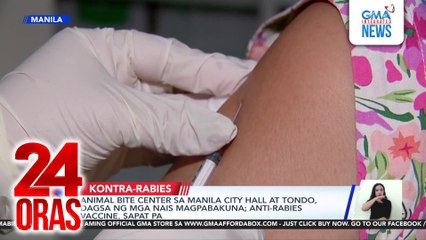 Animal Bite Center sa Manila City Hall at Tondo, dagsa ng mga nais magpabakuna; Anti-rabies vaccine, sapat pa | 24 Oras