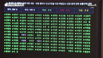 ‘3대 특검법’ 본회의 통과…“조희대도 수사 가능”