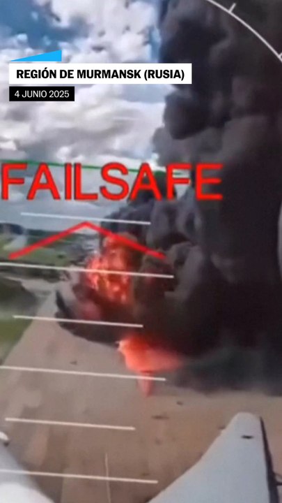 Las autoridades ucranianas difunden nuevas imagenes del ataque con drones sobre bases aéreas rusas