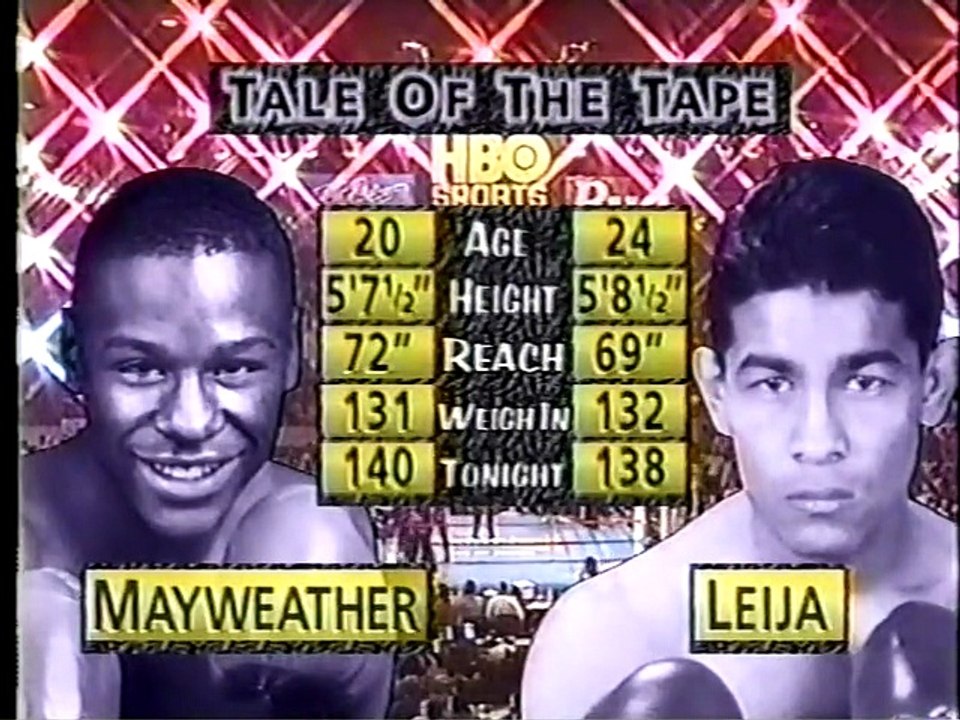Floyd Mayweather Jr vs Louie Leija + Oscar De La Hoya & Hector Camacho interviews - HBO BAD 9-6-97