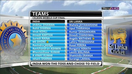 FINAL Celkon Cup 2013 | Sri Lanka vs India at Port of Spain, Jul 11 2013