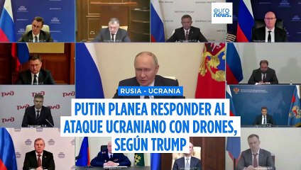 Putin amenaza con responder tras la Operación Telaraña de Ucrania, dice Trump
