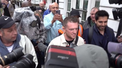 Tommy Robinson set for jury trial after denying harassing two journalists