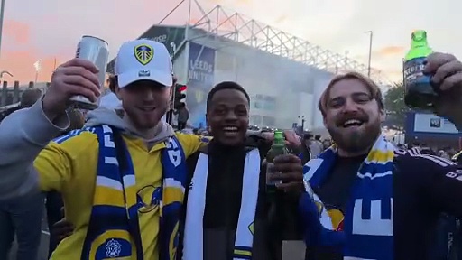More than 70 Leeds United fans and one Newcastle United supporter