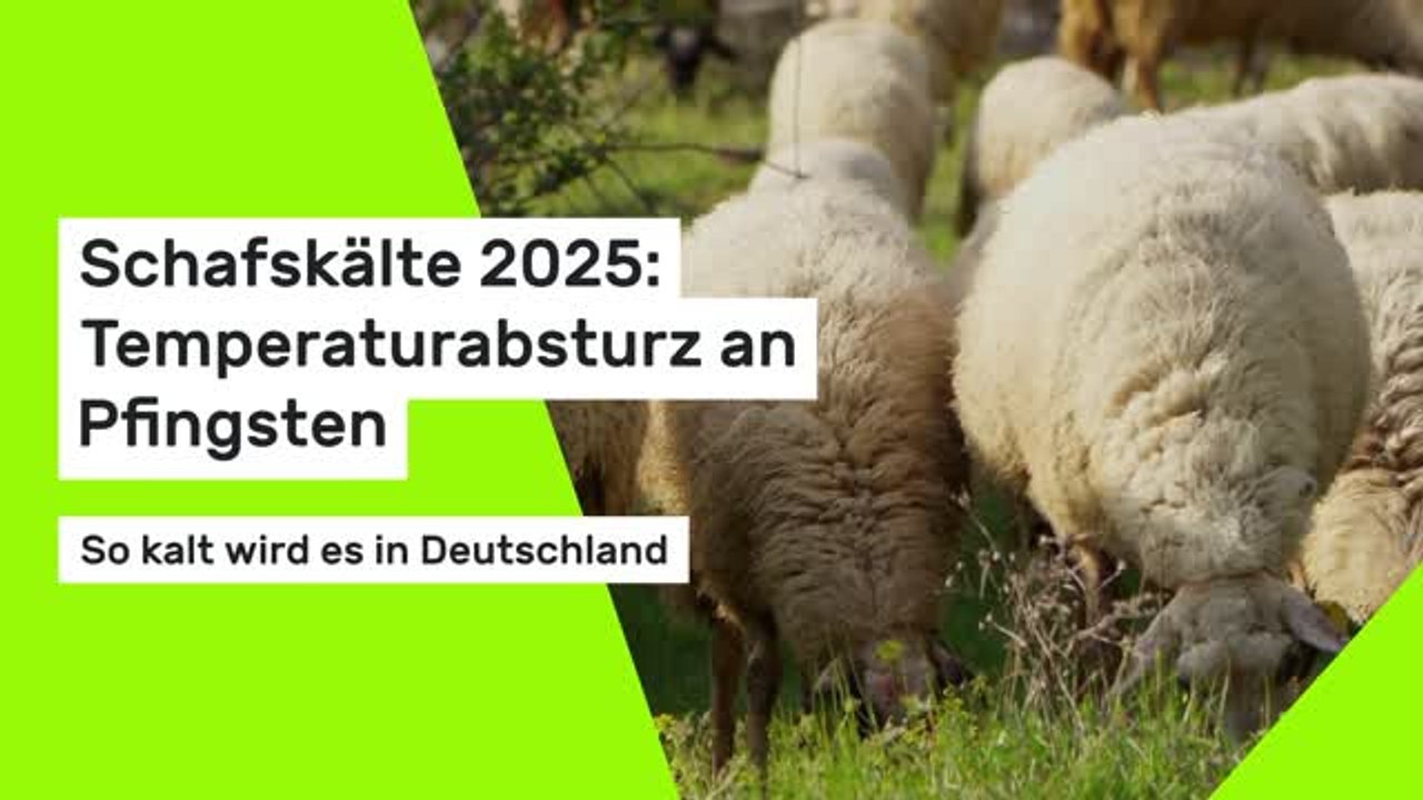 Schafskälte an Pfingsten 2025: So kalt wird es in Deutschland