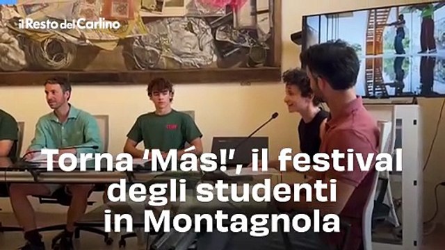 Torna ‘Más!’, il festival degli studenti in Montagnola: il video