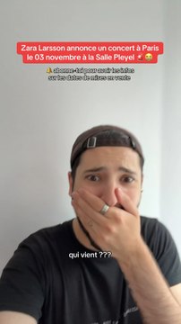 Zara Larsson annonce un concert à Paris à la Salle Pleyel le 03 novembre 🤯