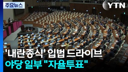 '내란종식' 입법 드라이브...야당 일부 "자율투표" / YTN