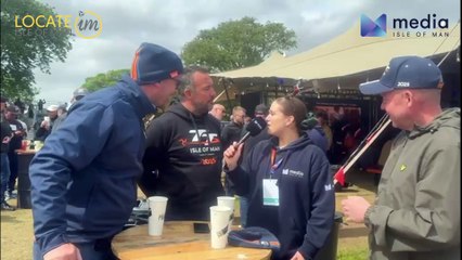Isle of Man Today journalist chats with Irish TT fans