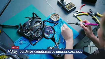 Indústria de drones caseiros na Ucrânia cresce com a guerra