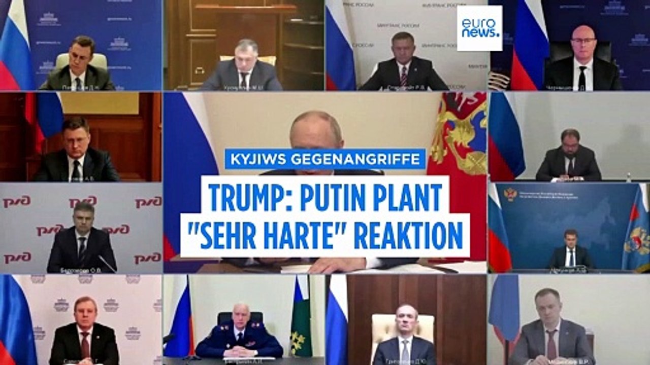 Trump: Putin droht nach Operation 'Spinnennetz' mit 'sehr harter' Antwort