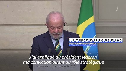 Lula exhorte Macron à conclure l'accord commercial UE-Mercosur
