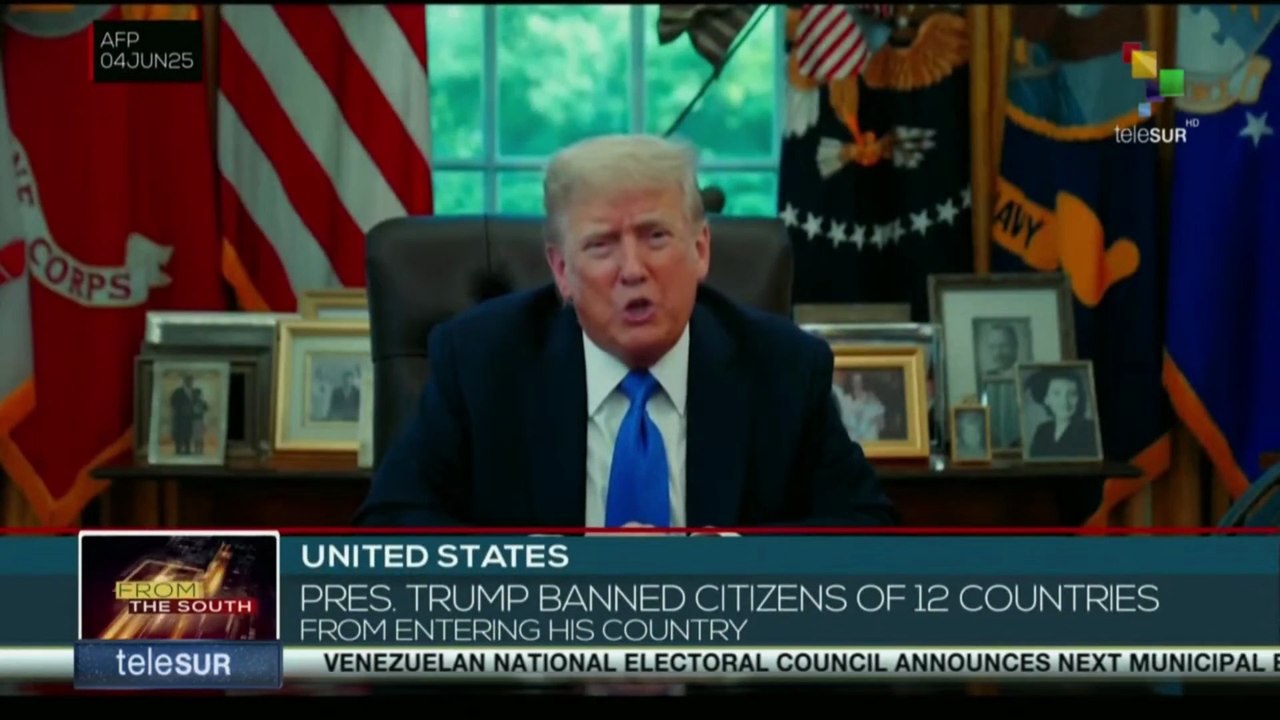 Pres. Trump banned citizens of 12 countries from entering his country