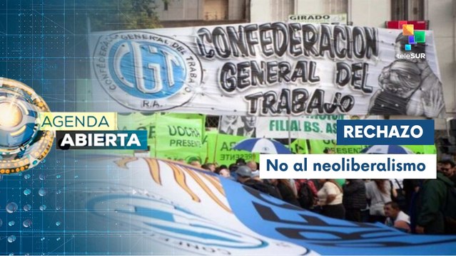 En Argentina se movilizan en rechazo a las políticas de Javier Milei