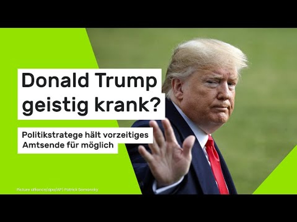 Donald Trump: Politikstratege hält vorzeitiges Amtsende für möglich
