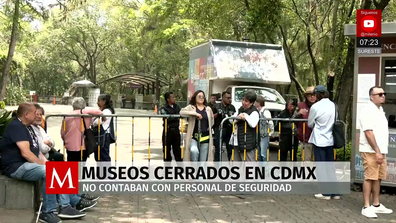 INAH deja a turistas "vestidos y alborotados" con museos cerrados en CdMx