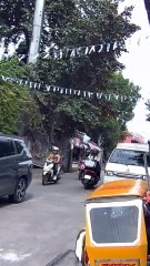 Downhill Street in Payatas, Quezon City, Philippines