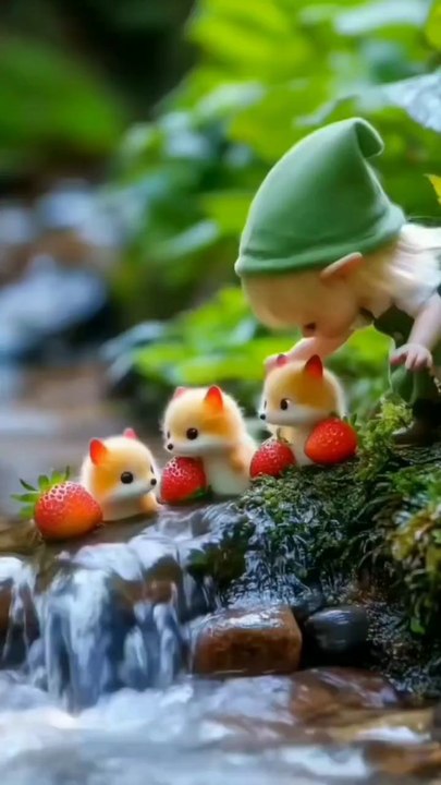 Cute little kittens and Rabbits ❤️🥰