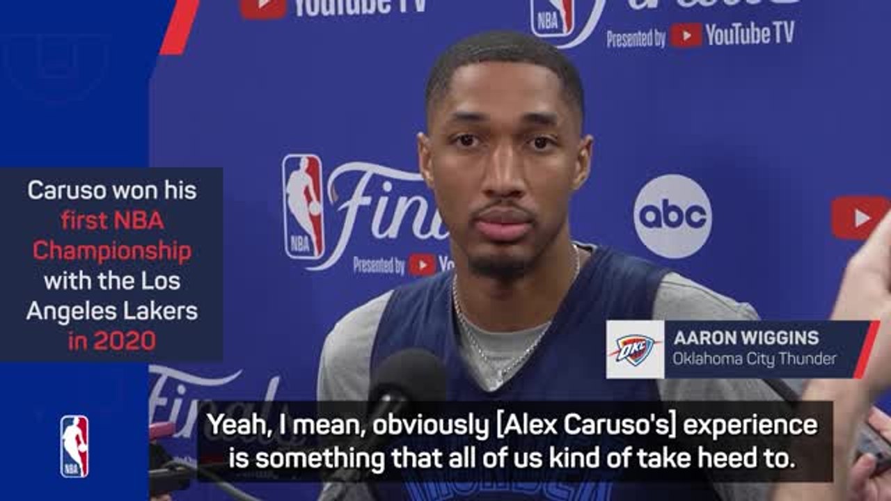Thunder star Wiggins feeding off Caruso's Finals experience