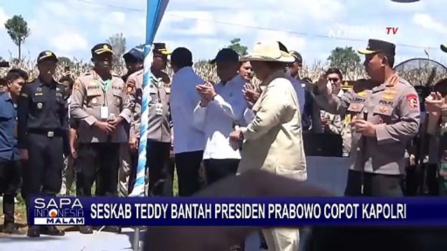 Kata Seskab Teddy Tepis Isu Presiden Prabowo Copot Kapolri Jenderal Listyo Sigit