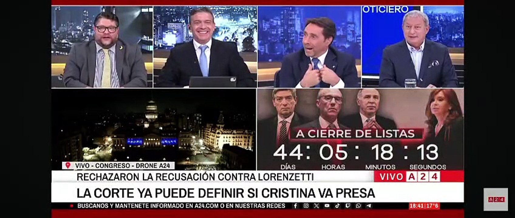 Eduardo Feinmann, desesperado con la Corte Suprema para que metan presa a Cristina Kirchner: "Muevan el orto"