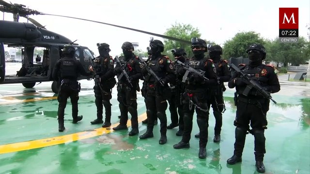 Así entrena la Fuerza de Reacción Aeromóvil de Fuerza Civil Nuevo León