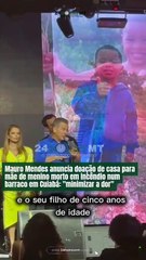 Governador se sensibiliza e anuncia doação de casa a mãe que perdeu filho de 05 anos em incêndio em Cuiabá