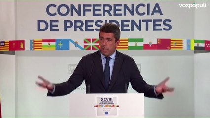 Mazón sobre el pinganillo: "Que la noticia sea pinganillo sí o no, me parece una broma"