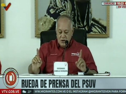 Sec. Gral. del PSUV Cabello resaltó el trabajo realizado por la juventud en todas las comunidades