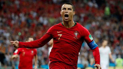 Cristiano Ronaldo's reaction to being hit by a disabled fan