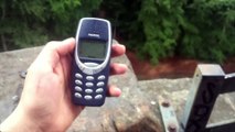 Nokia 3310 DROP TEST from 100 FT! Can it Survive