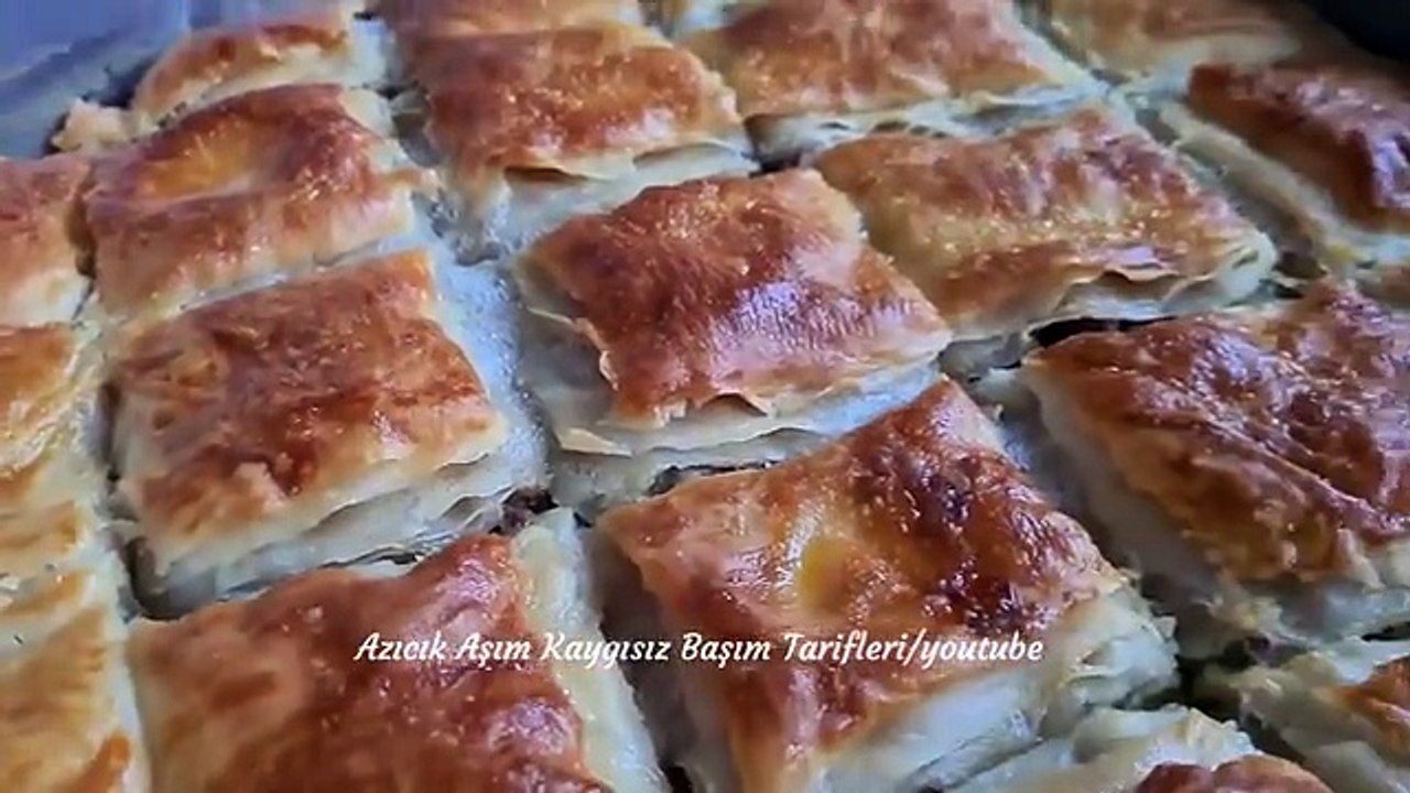 GAZEL BÖREĞİ 🏅Hızlı PRATİK ÇITIR EL AÇMASI BÖREK TARİFİ