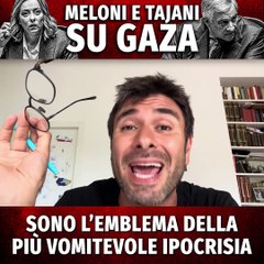 Di Battista - Meloni e Tajani su Gaza sono l’emblema della più vomitevole ipocrisia (05.06.25)