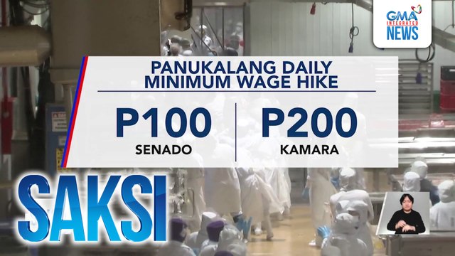 Panukalang P200 minimum wage hike, pag-aaralan ni PBBM; ilang grupo, nag-aalalang magdudulot ito ng pagbilis ng inflation | Saksi